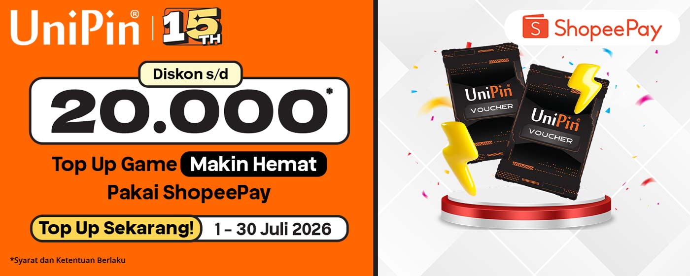 Top Up Pakai ShopeePay Diskon 20RB!